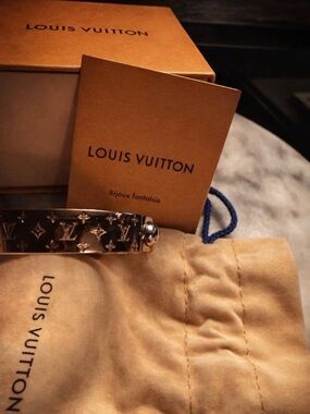 Louis Vuitton Nanogram Cuff Bracelet M